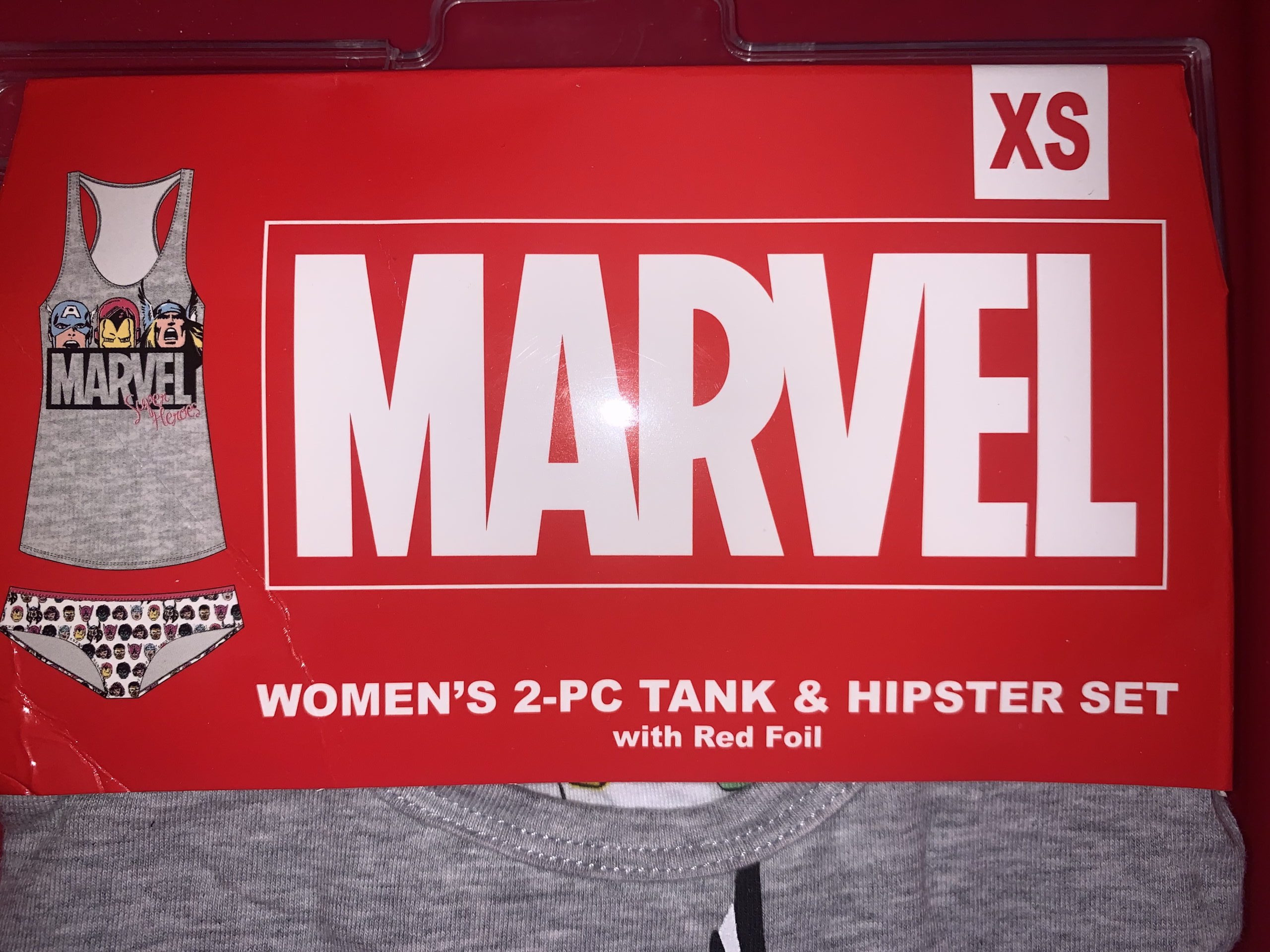 2085.Marvel Avenger Women 2pc Hipster Sleepwear